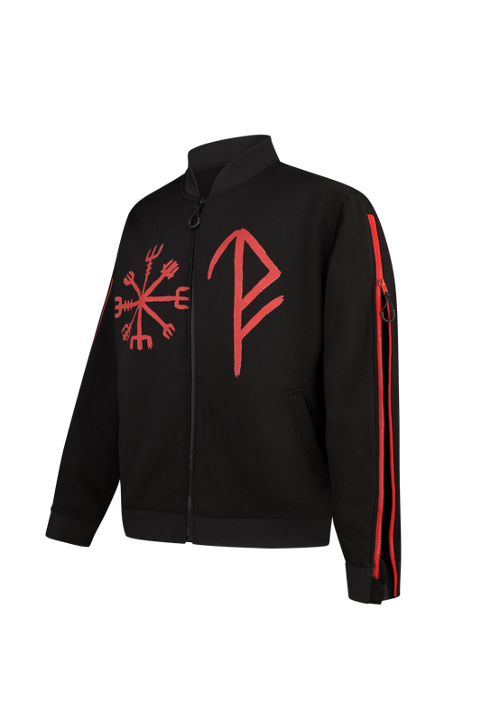 Адаптивна інклюзивна куртка BOREVER — бомбер з блискавками на рукавах