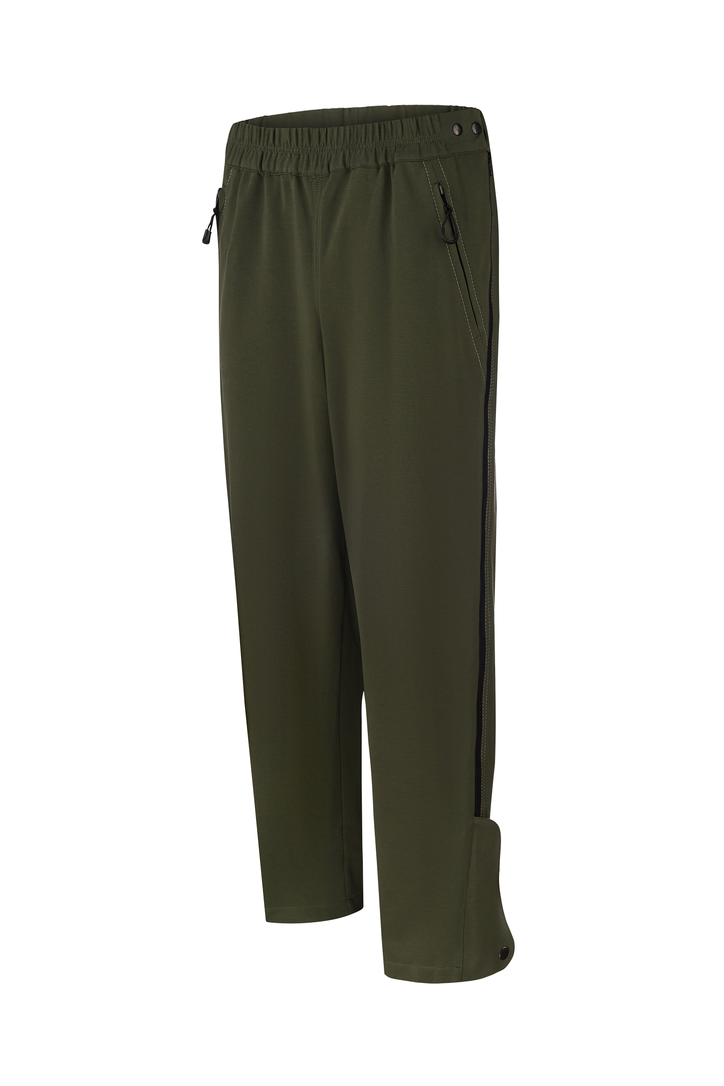 Костюм з блискавками на рукавах та холошах хакі