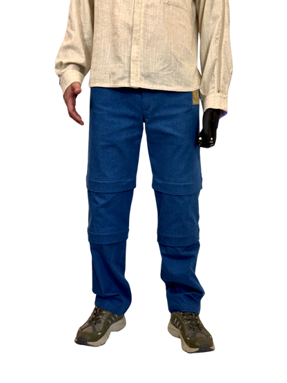 Adaptive Convertible Jeans - blue