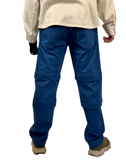 Adaptive Convertible Jeans - blue