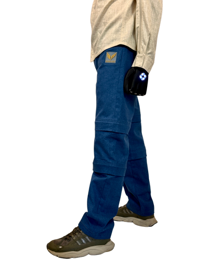 Adaptive Convertible Jeans - blue