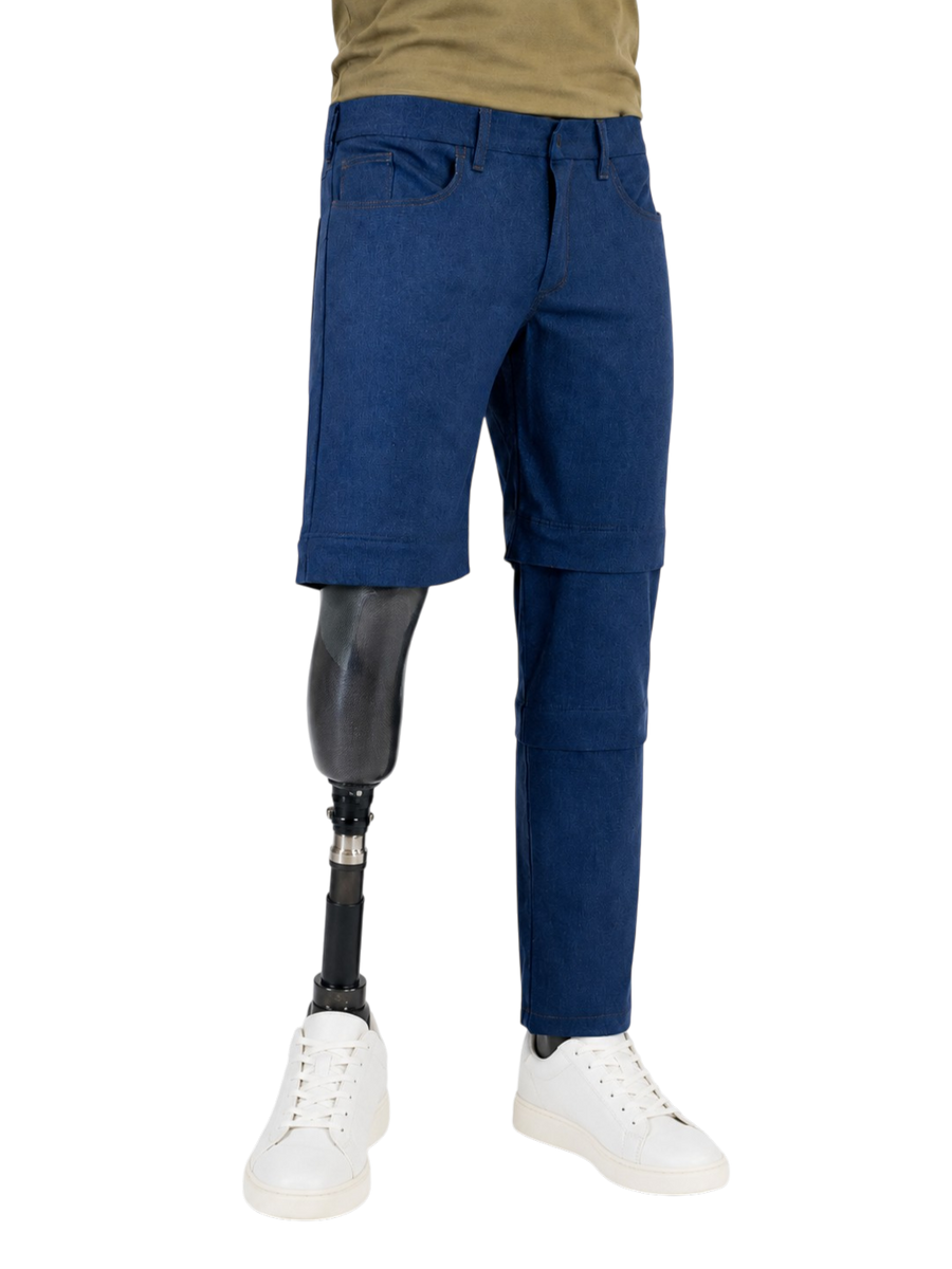Adaptive clothing for leg prosthesis