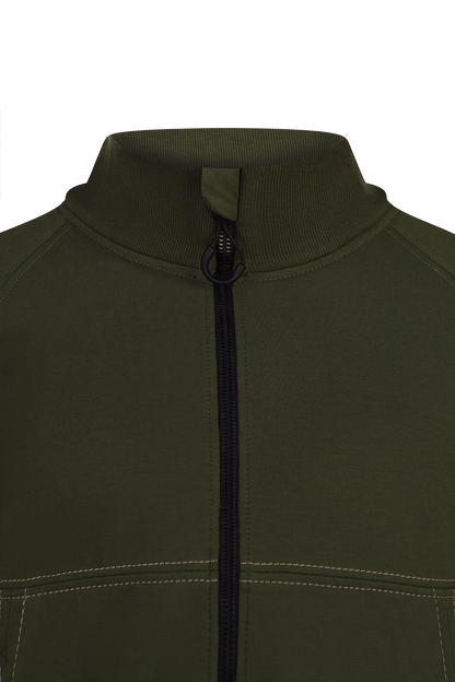 Адаптивна інклюзивна куртка BOREVER — бомбер з блискавками на рукавах