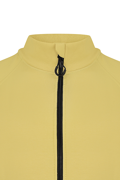 Куртка адаптивна з рукавами на блискавках жовта