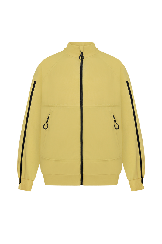 Куртка адаптивна з рукавами на блискавках жовта