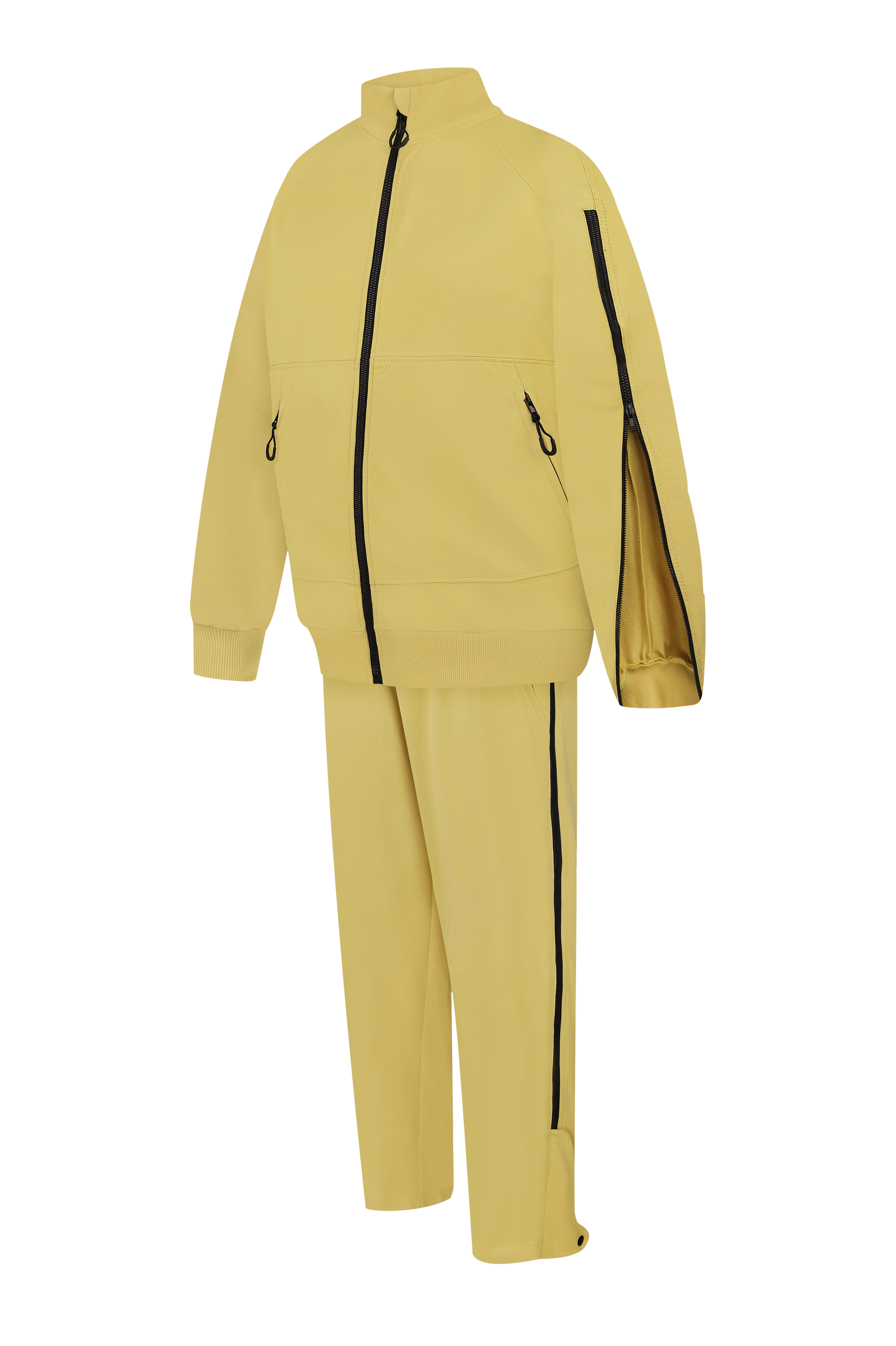 Адаптивний інклюзивний костюм BOREVER — бомбер і штани з довгими блискавками для зручного одягання