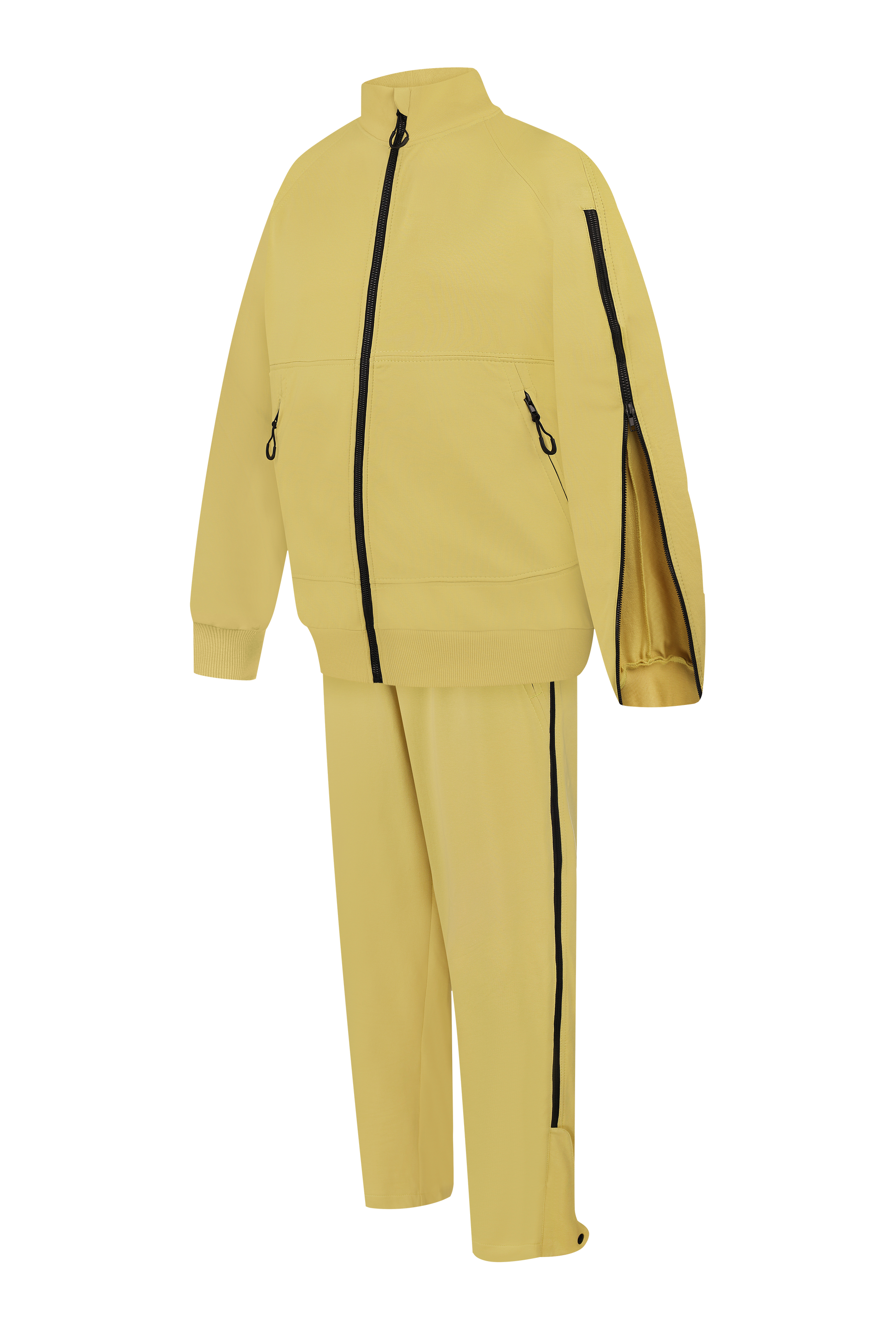 Адаптивний інклюзивний костюм BOREVER — бомбер і штани з довгими блискавками для зручного одягання