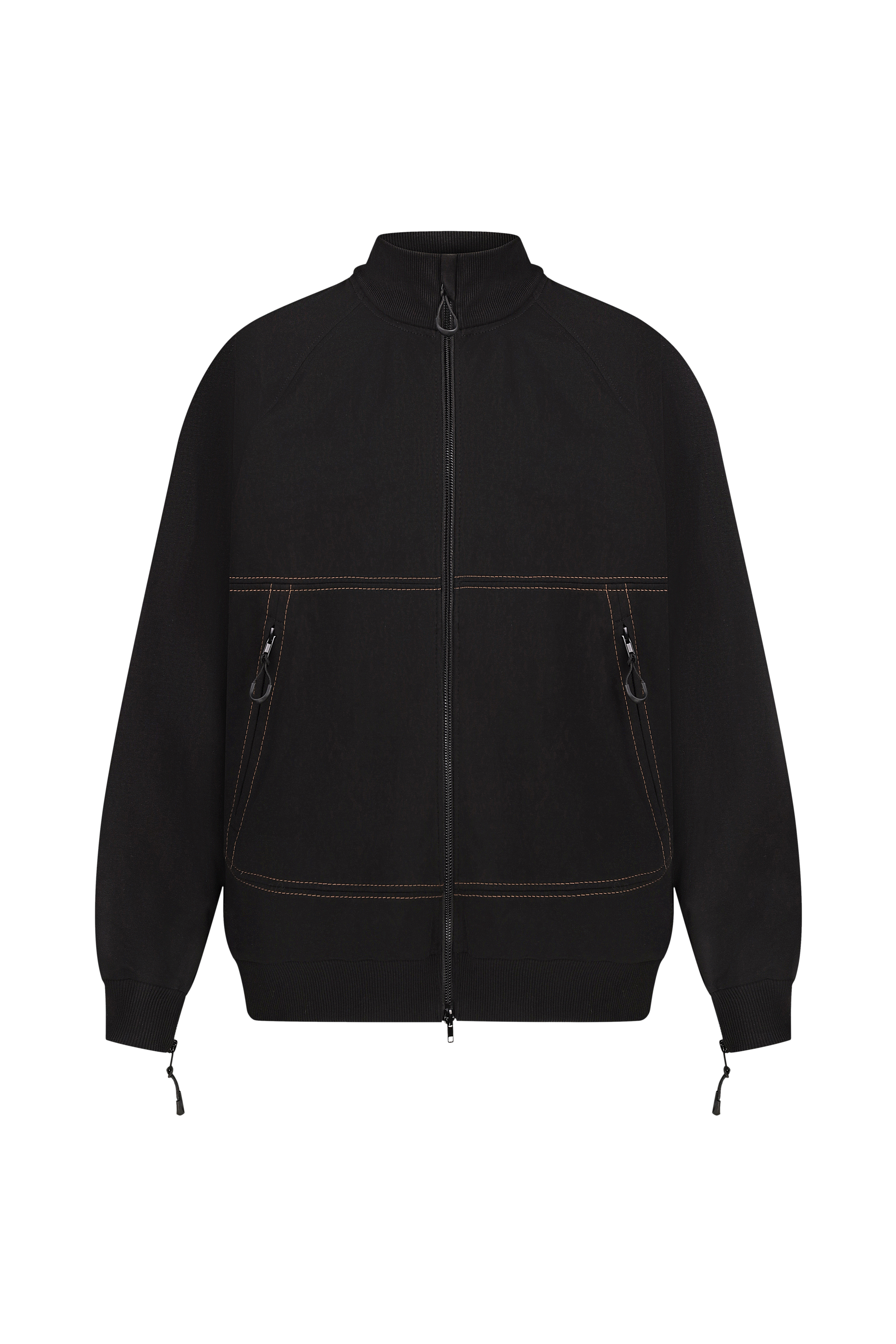 Адаптивна інклюзивна куртка BOREVER — бомбер з блискавками на рукавах