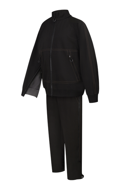 Адаптивний інклюзивний костюм BOREVER — бомбер і штани з довгими блискавками для зручного одягання