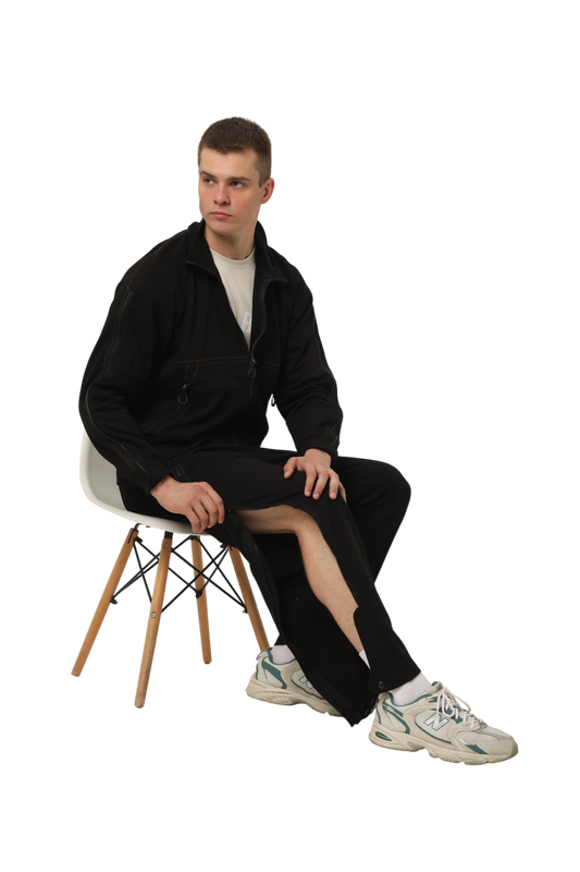 Pants with zippered legs